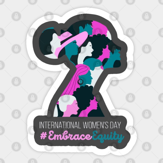 Embrace Equity International Womens Day 2023 For Women Sticker by Adam4you